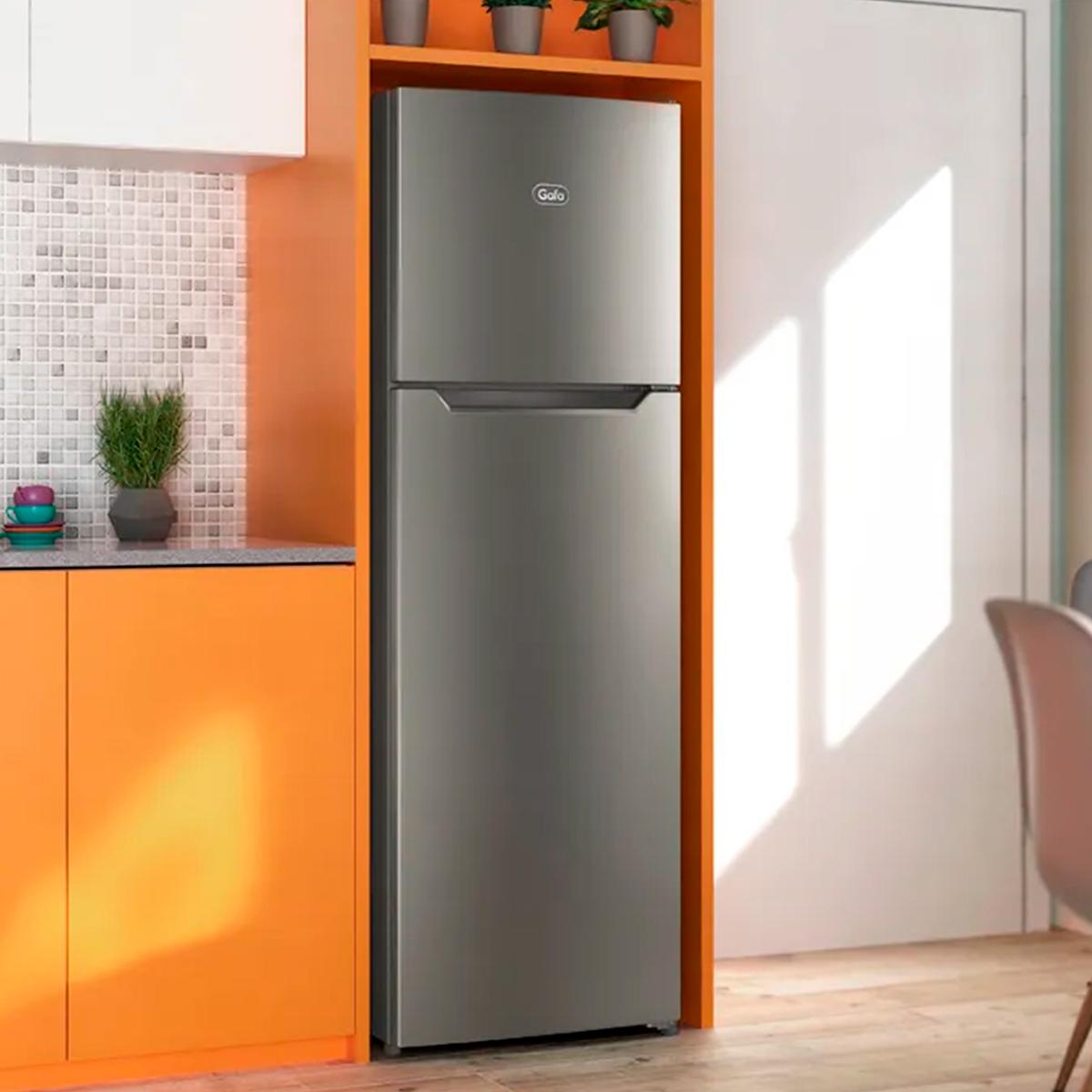 Heladera Top Freezer 319L Gafa HGF311P Plata